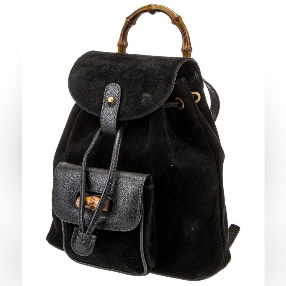 Gucci Suede Backpack - Picture 2 of 5